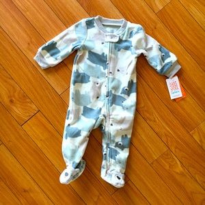 3 for $10! / NWT! Carter’s • Fleece footie pajamas